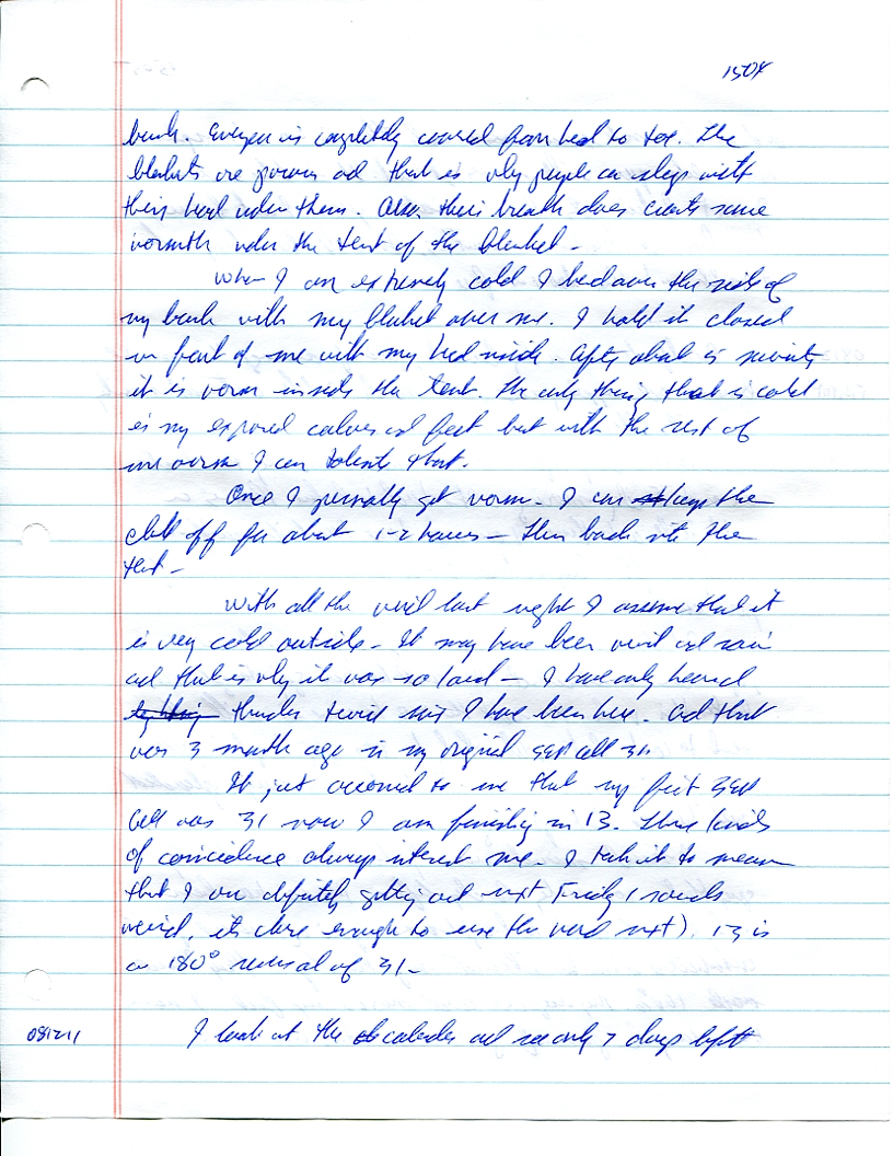 Dr John WorldPeace 2008 Prison Journal